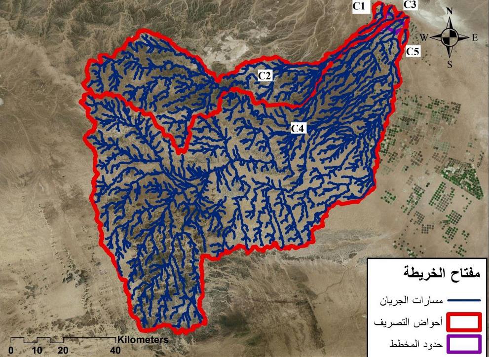 المسح الطبوغرافي والهيدرولوجي 